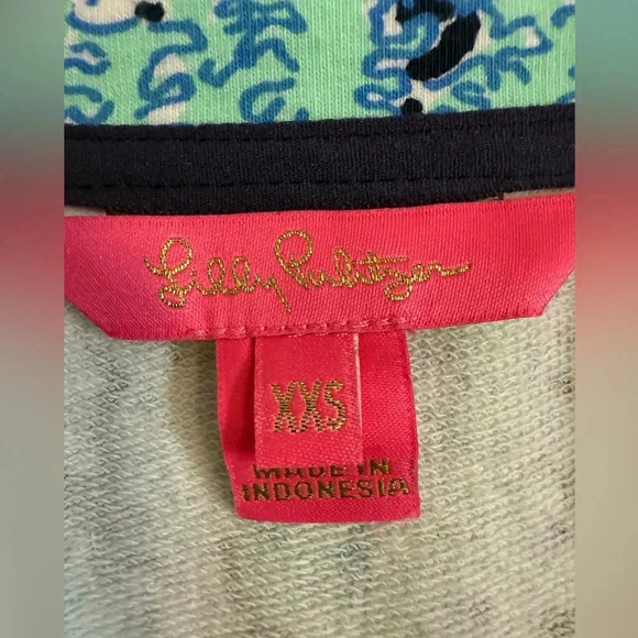 Lilly Pulitzer Skipper Dress Womens XXSmall Long Sleeve Pop Up Monkey Trouble - Picture 4 of 14